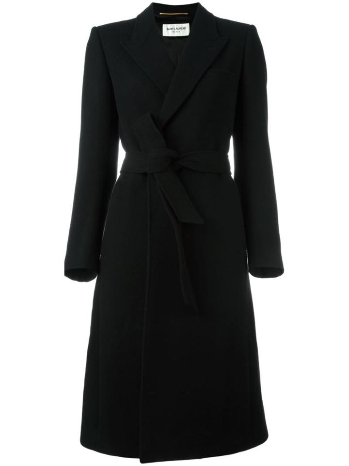Saint Laurent Belted Long Length Coat