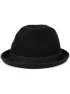 Emporio Armani Turned-up Brim Hat - Black