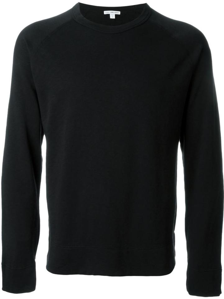 James Perse Knit Sweater, Men's, Size: 0, Black, Cotton