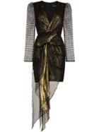 Haney Simone Metallic Dress - Black