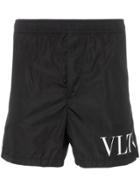 Valentino Vltn Logo Swim Shorts - Black