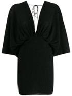 Rotate Wide 3/4 Sleeve Dress - Black