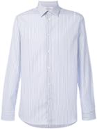 Givenchy Striped Long Sleeve Shirt - Blue