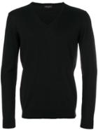 Roberto Collina V-neck Sweater - Black