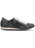 Pedro Garcia Raw Edge Low Top Sneakers - Grey