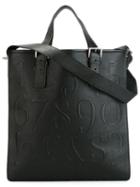 Assouline Didot Bookbag Tote, Adult Unisex, Black, Calf Leather