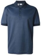 Brioni Classic Polo Shirt, Men's, Size: Xl, Blue, Cotton