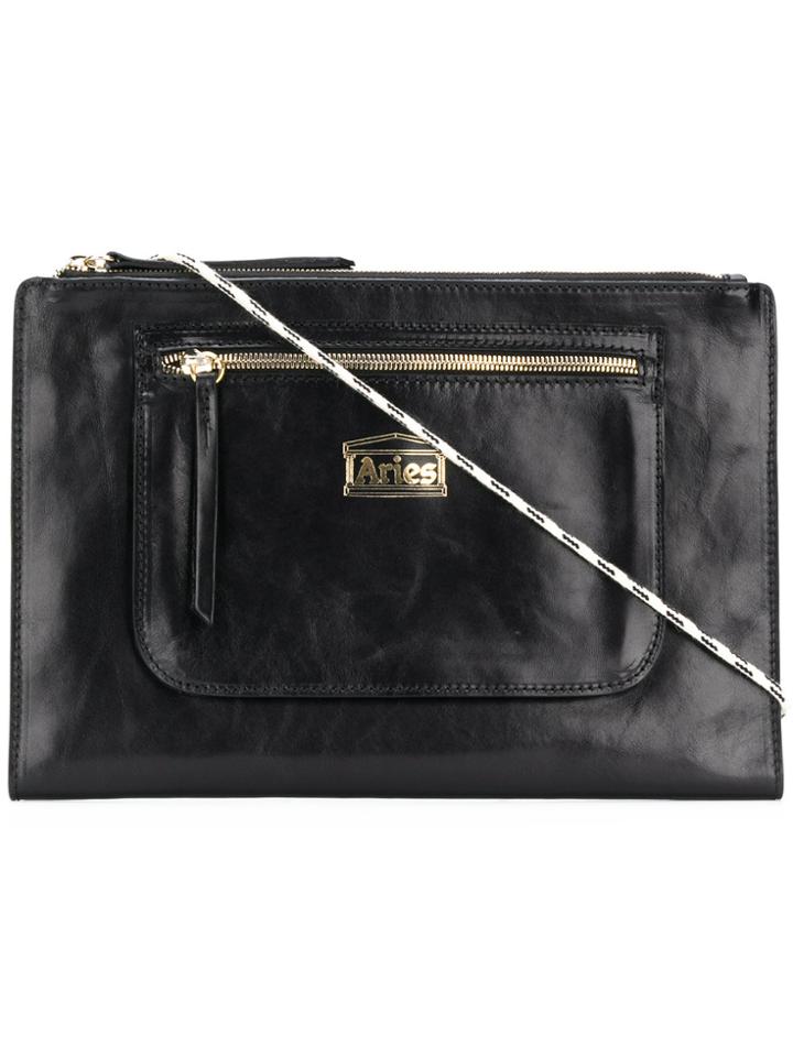 Aries Logo Patch Clutch - Black