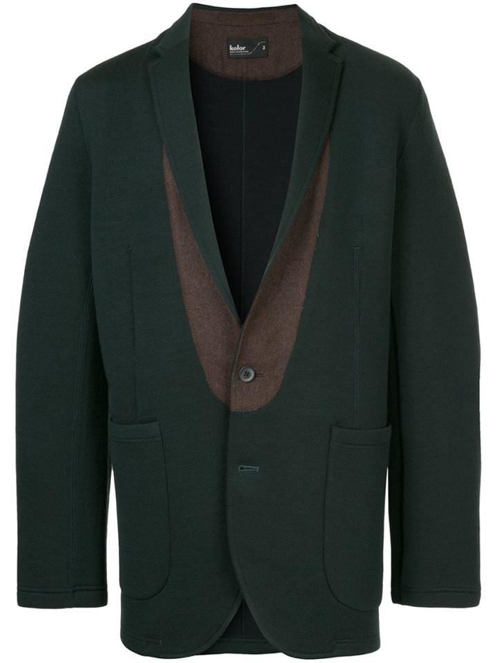 Kolor Jersey Blazer - Green
