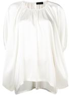 Gianluca Capannolo Short-sleeve Flared Top - White