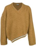 Lanvin Asymmetrical Jumper - Yellow & Orange