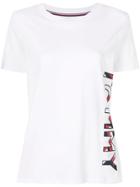 Tommy Hilfiger Side Logo Print T-shirt - White