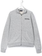 Dsquared2 Kids Twins On The Edge Print Bomber Jacket, Boy's, Size: 14 Yrs, Grey