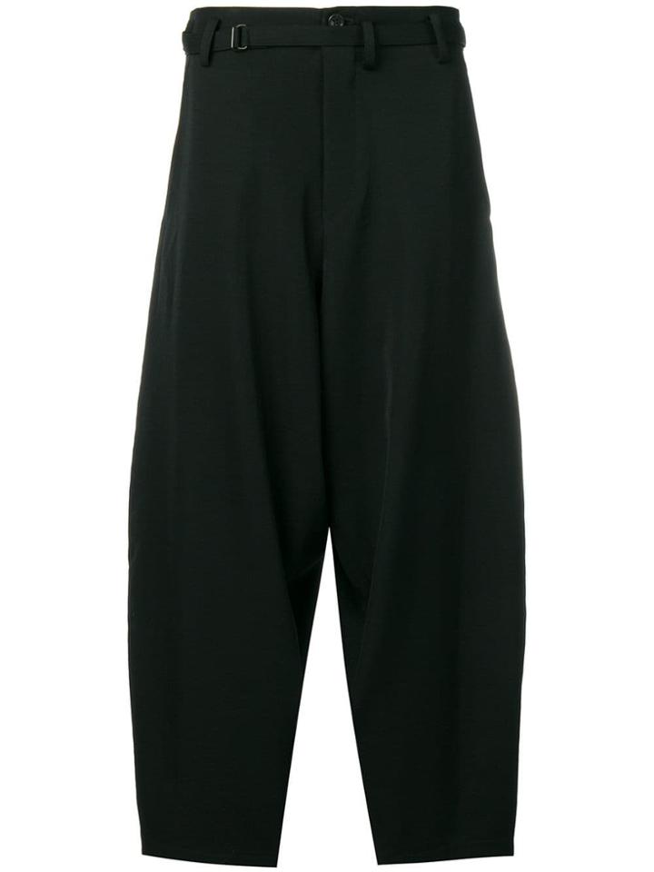 Yohji Yamamoto Oversized Trousers - Black