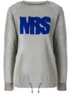 Mr & Mrs Italy Ribbed Detailing Sweatshirt - Grey