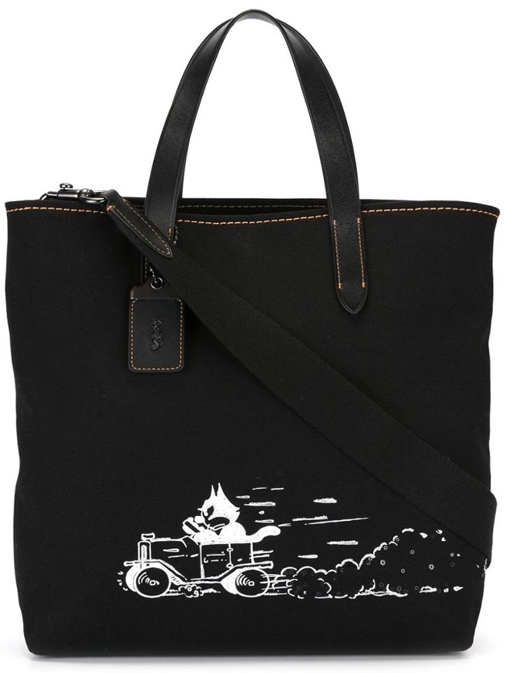 Coach 'felix Driving' Tote - Black