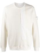 Stone Island Ghost Panelled Sweatshirt - Neutrals