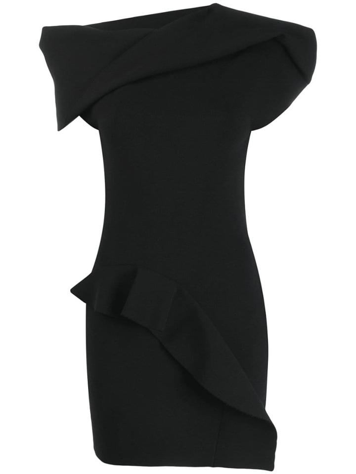Rick Owens Ruffled Trim Top - Black