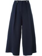 Victoria Victoria Beckham Cropped Culottes - Blue