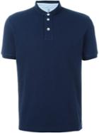 Brunello Cucinelli Classic Polo Shirt, Men's, Size: 54, Blue, Cotton