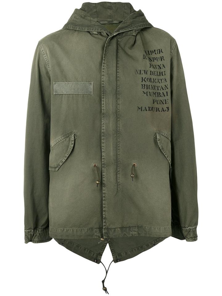 Mr & Mrs Italy - Printed Saline Jacket - Men - Cotton - L, Green, Cotton