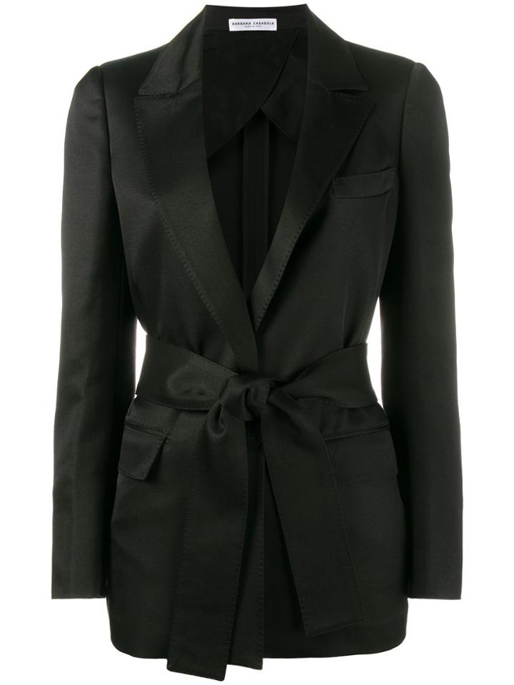 Barbara Casasola Single Breasted Blazer - Black