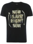 Diesel Neon Quote Print T-shirt