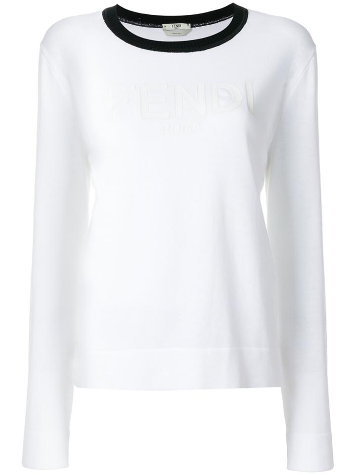 Fendi Branded Top - White