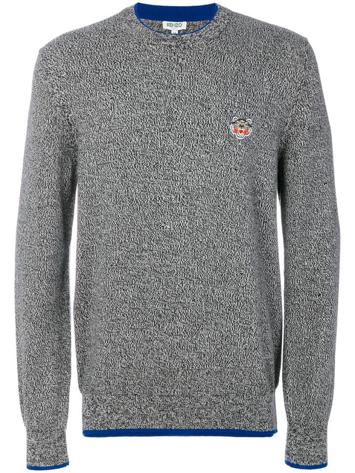 Kenzo Tiger Crest Sweater - Grey