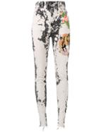 Gucci Embroidered Skinny Jeans, Women's, Size: 28, Black, Cotton/spandex/elastane