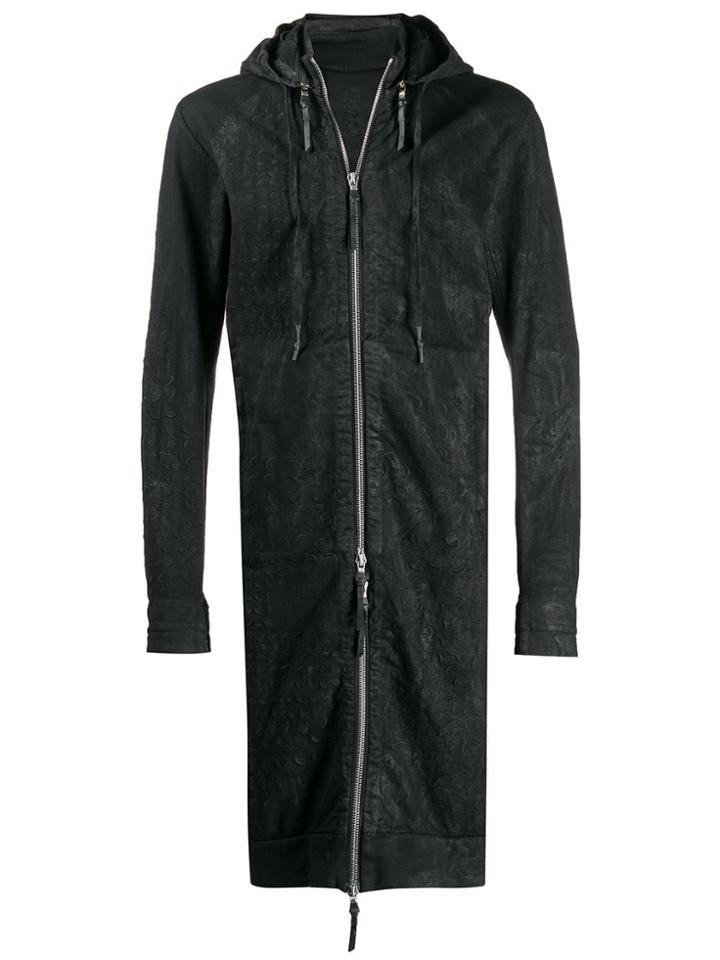 11 By Boris Bidjan Saberi Zipped Hooded Coat - Black
