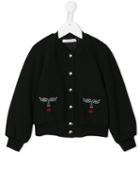 Vivetta Kids Gazzella Bomber Jacket, Girl's, Size: 6 Yrs, Black