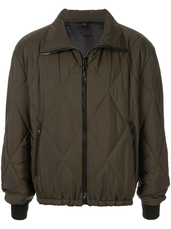 Joseph Quilted Bomber Jacket - Green