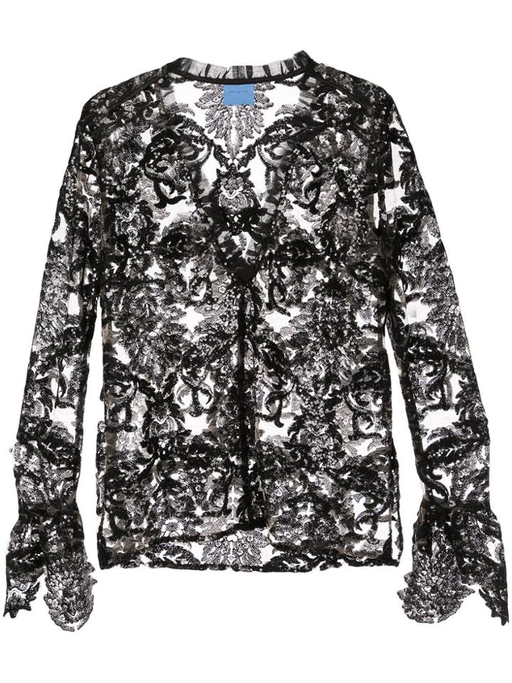 Macgraw Parody Blouse - Black