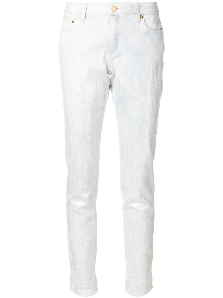 Michael Michael Kors Cropped Skinny Jeans - Blue
