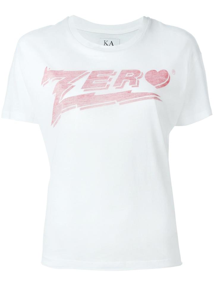 Zoe Karssen 'zero' T-shirt - White