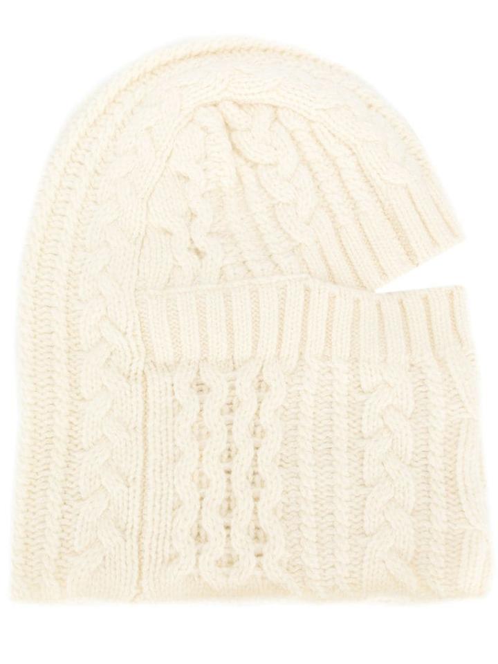 Sacai Knitted Balaclava - White