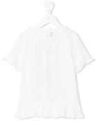 Simonetta - Flared Hem Blouse - Kids - Acetate/viscose - 8 Yrs, White