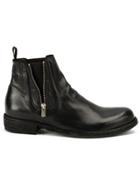 Officine Creative Zipped Ankle Boots - Black