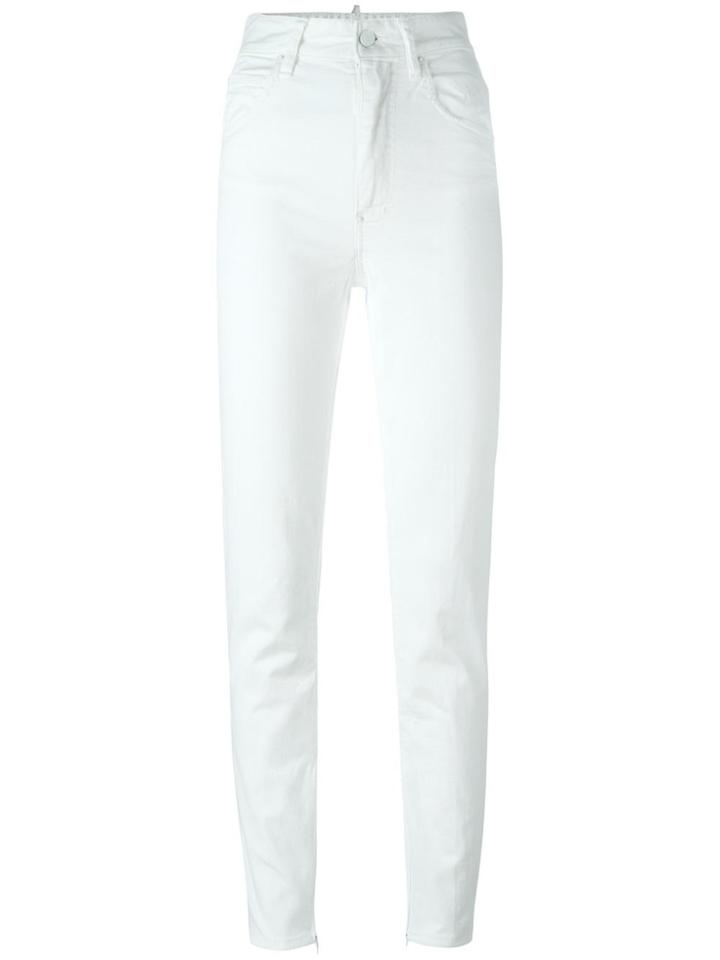 Dsquared2 Twiggy High Waisted Jeans - White