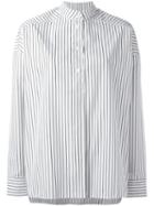 Each X Other Poncho Cut Shirt, Women's, Size: Large, White, Cotton