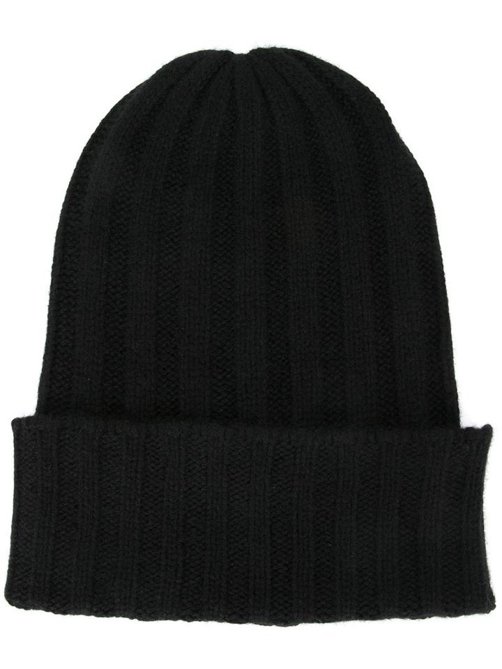 The Elder Statesman 'short Bunny Echo' Beanie, Adult Unisex, Black, Cashmere