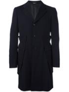 Comme Des Garçons Homme Plus Pocket Detail Coat, Men's, Size: Medium, Blue, Cupro/wool