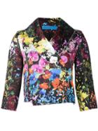 Jonathan Cohen Floral Brocade Crop Jacket