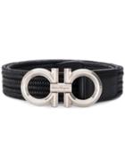 Salvatore Ferragamo Fixed Gancini Belt - Black