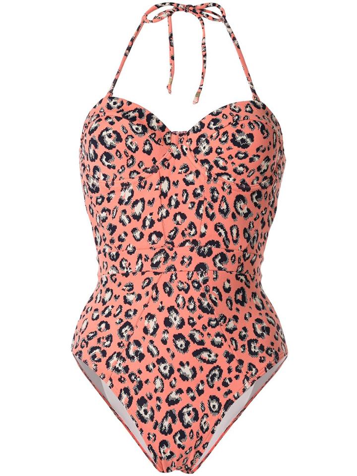 Suboo Cora Leopard Print Swimsuit - Pink