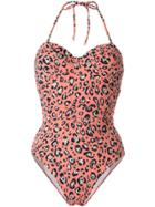 Suboo Cora Leopard Print Swimsuit - Pink