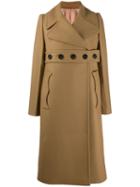 Nº21 Belted Double-breasted Coat - Neutrals