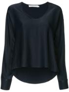 Christopher Esber Scoop Neck Blouse - Blue