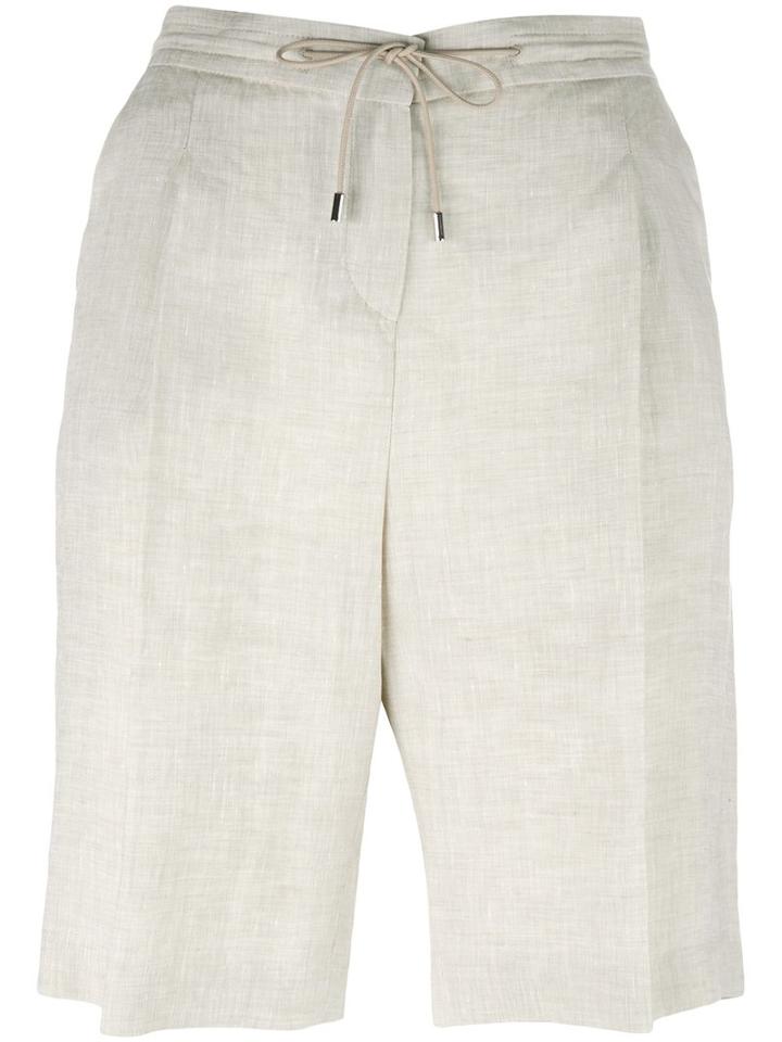 Loro Piana Bermuda Larrie Shorts, Women's, Size: 44, Nude/neutrals, Linen/flax